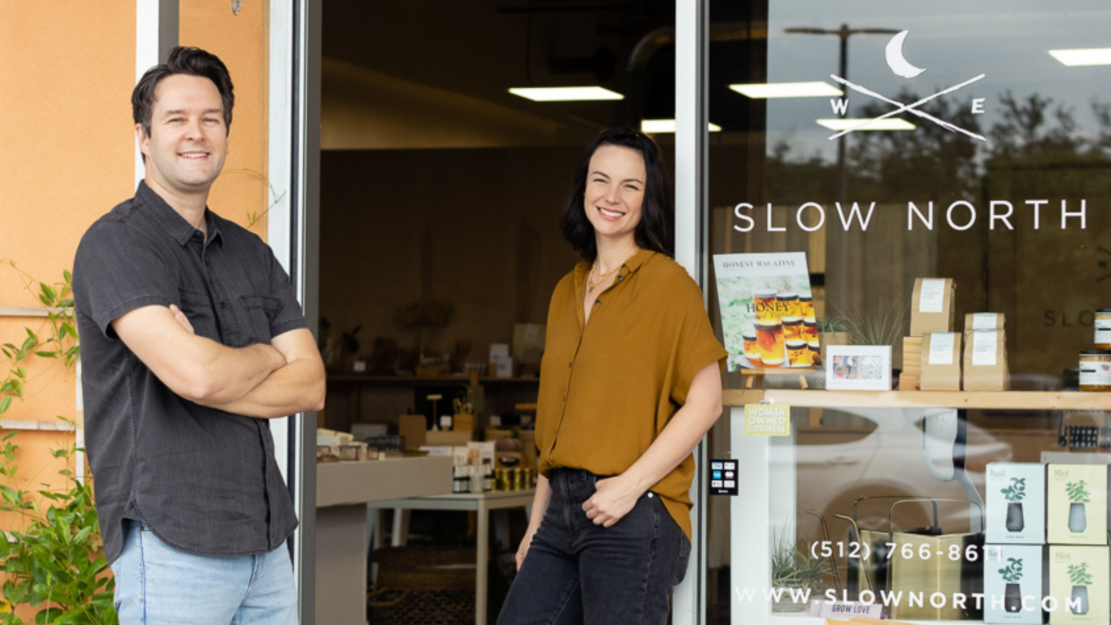 Slow North's 7th anniversary birthday store front