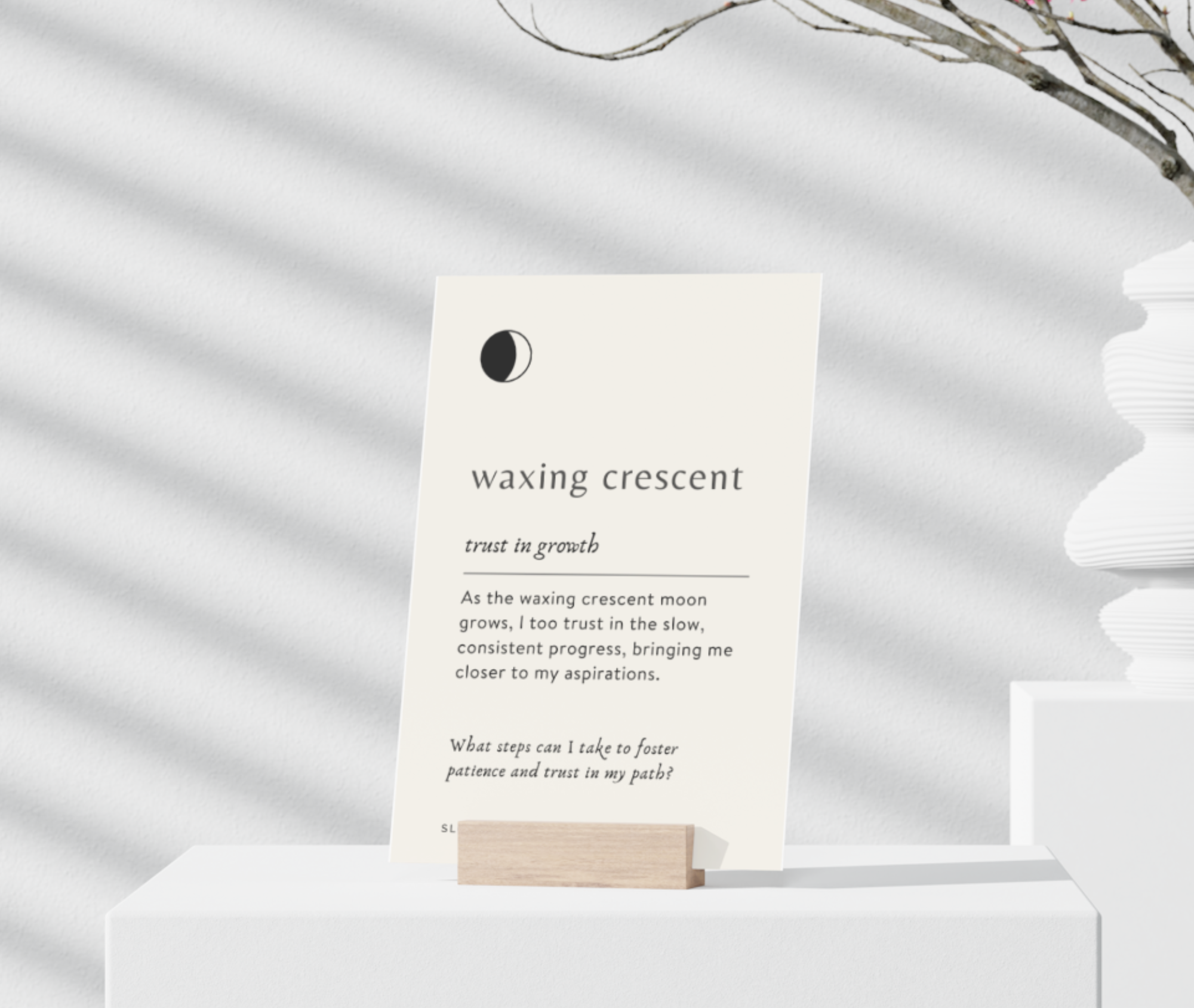 Waxing Crescent Moon Phase Affirmation