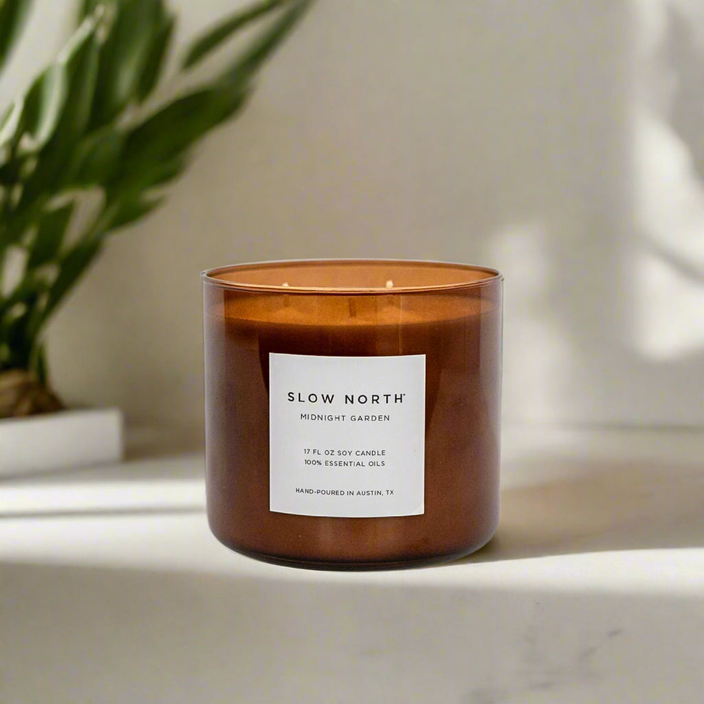 Large 3-Wick Soy Candle with Essential Oils