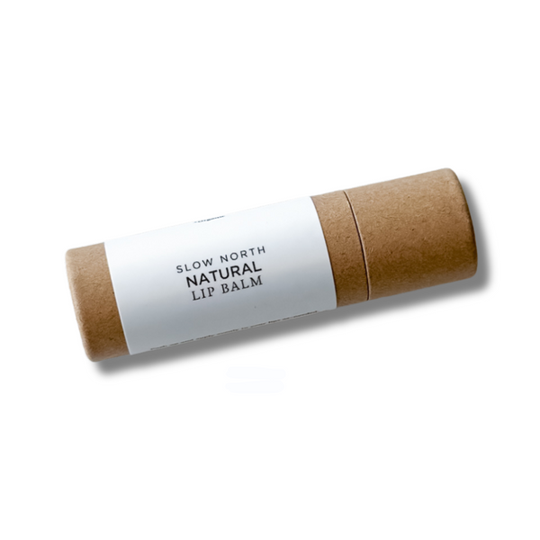 Unscented Lip Balm in Eco-Friendly Tube made with natural ingredients. 