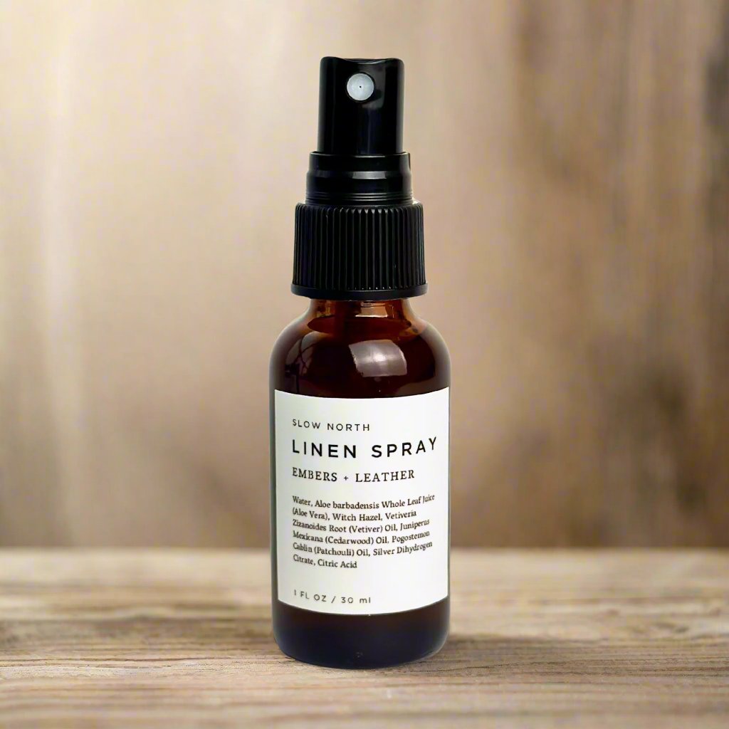 Embers + Leather - rugged, earthy aromatherapy spray