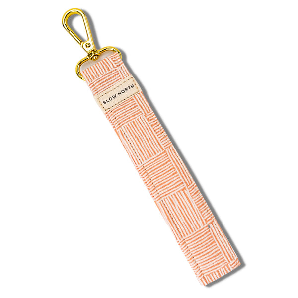 Wristlet Keychain - Pink Pampas