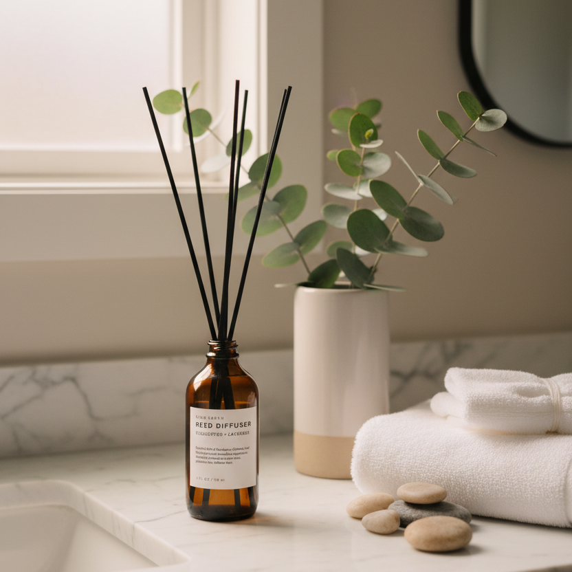 non toxic reed diffuser eucalyptus and lavender