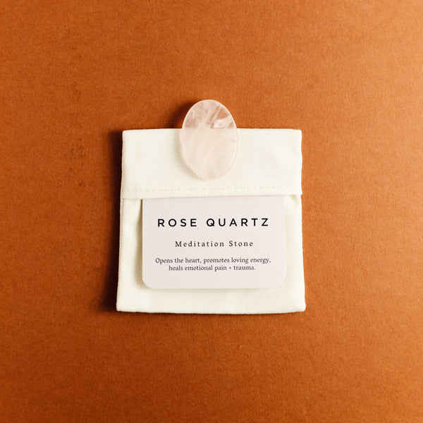 Rose Quartz - Meditation Stone