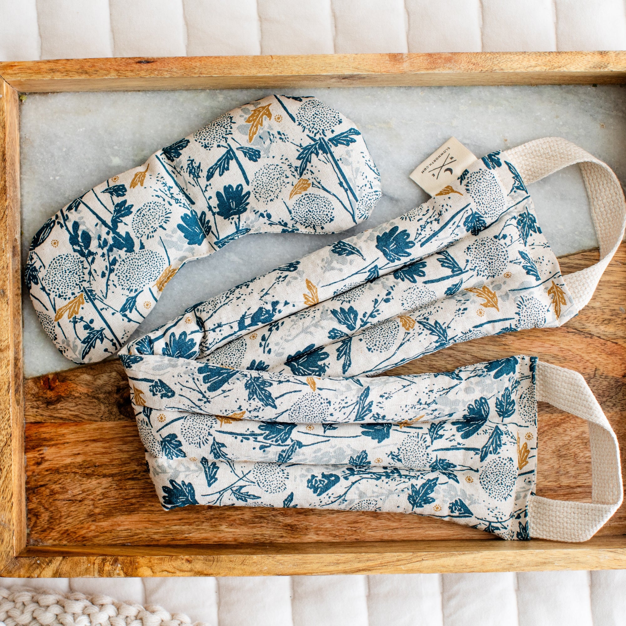 Eye Mask + Neck Wrap Bundle - Wander Field