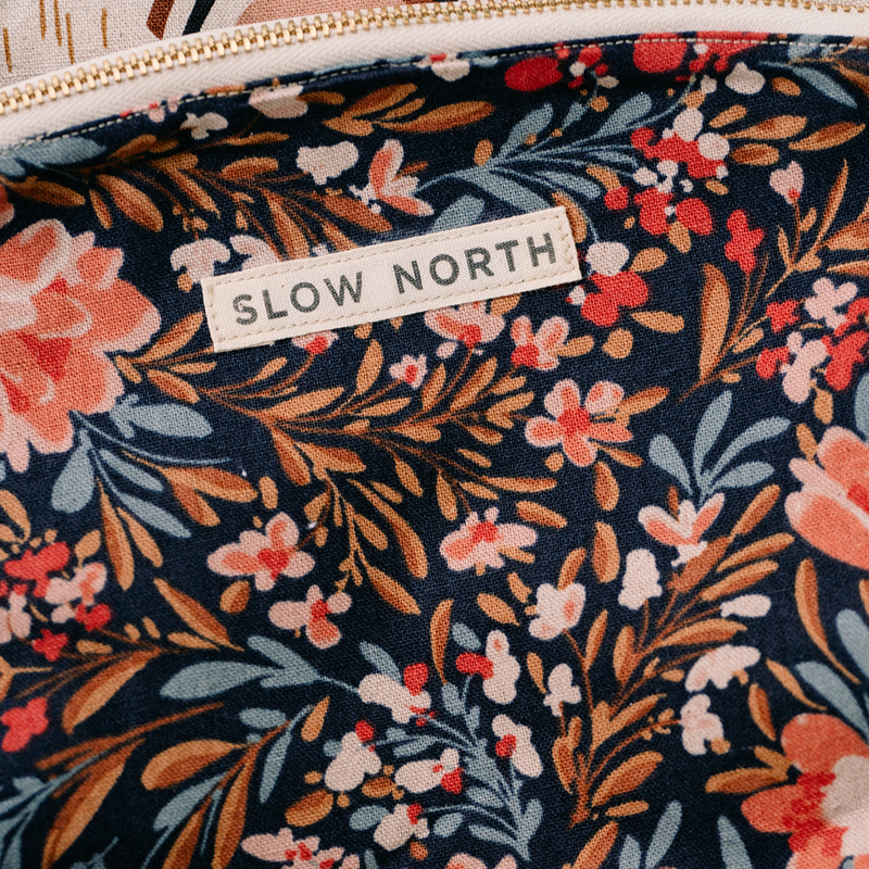 Classic Zipper Bag - Pom Blossom