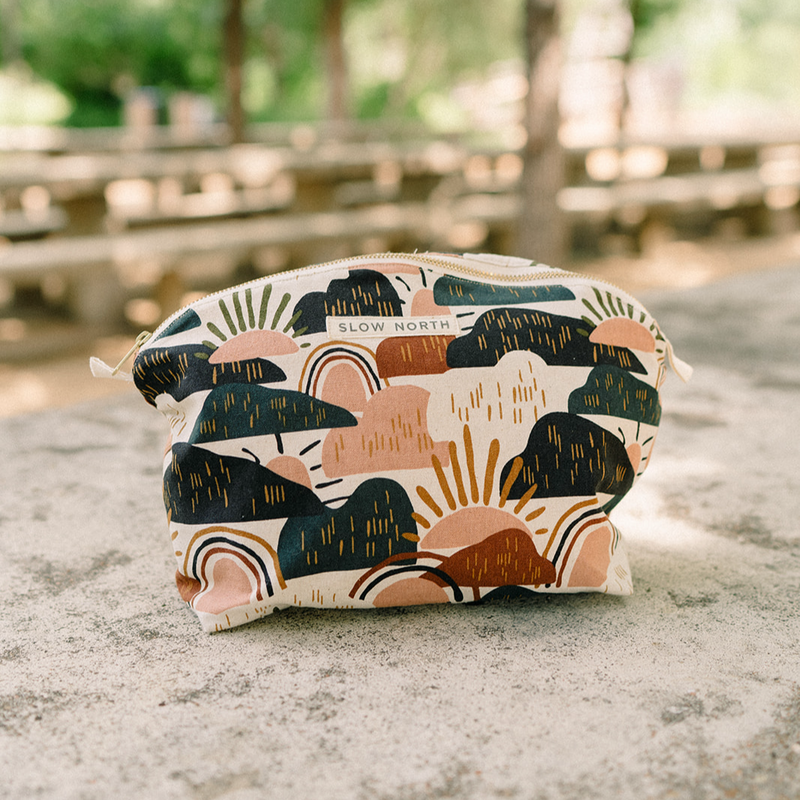 Classic Zipper Bag - Rainbow Hill