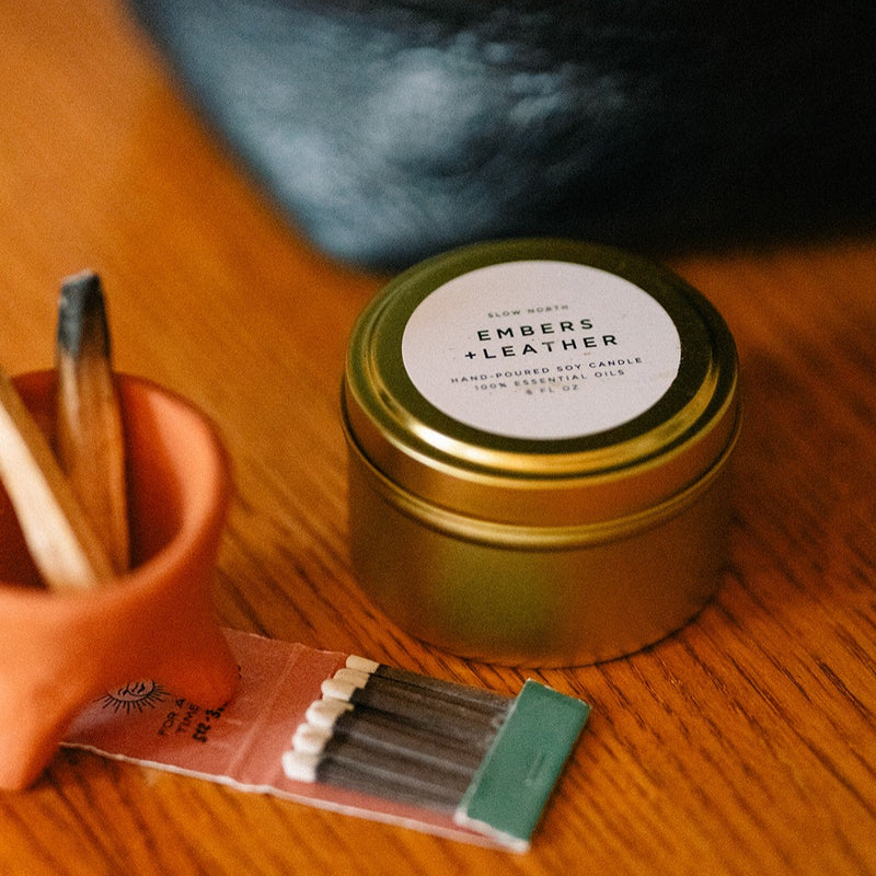 Embers + Leather - Vetiver + Cedar + Patchouli