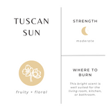 Tuscan Sun - Orange + Frankincense + Jasmine