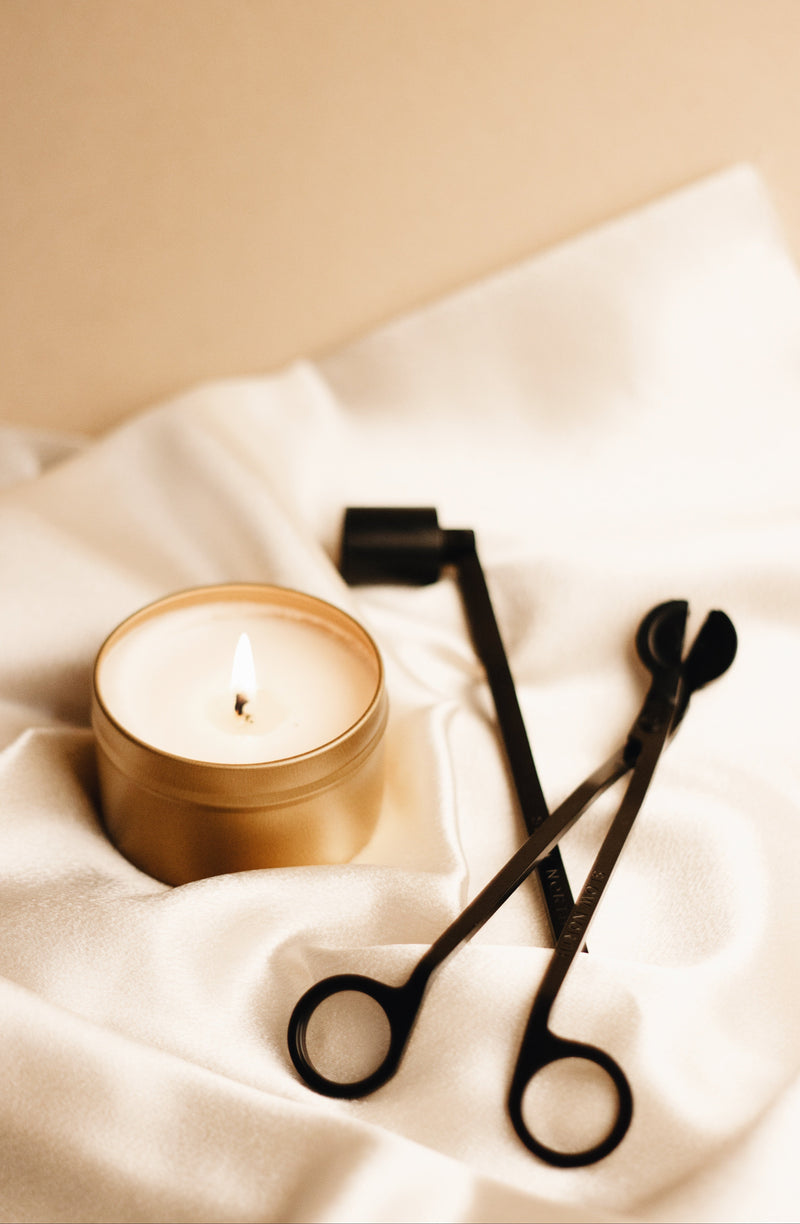 candle care kit matte black