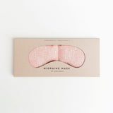 Eye Mask - Pink Pampas pattern made by Slow North