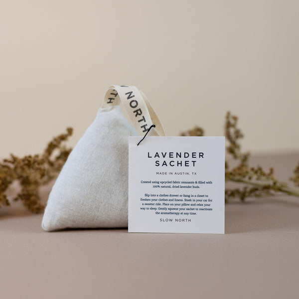 Lavender Sachet - Cotton Natural by Slow North