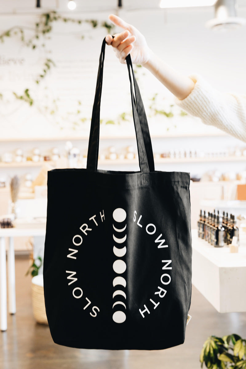 Moon Phases Tote Bag by Slow North