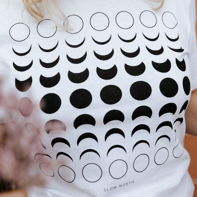 Seven Moons White Graphic Tee