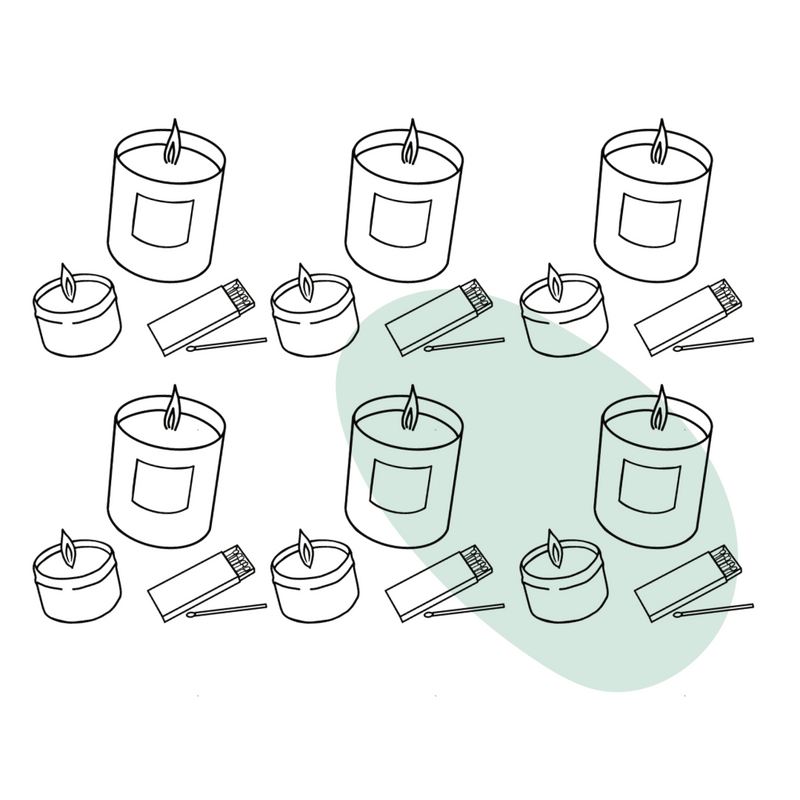 6-Month Subscription Discovery Box Candle Club
