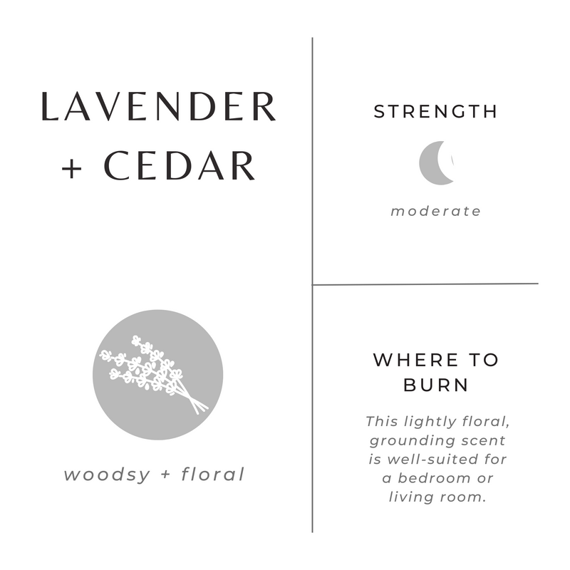 Lavender + Cedarl